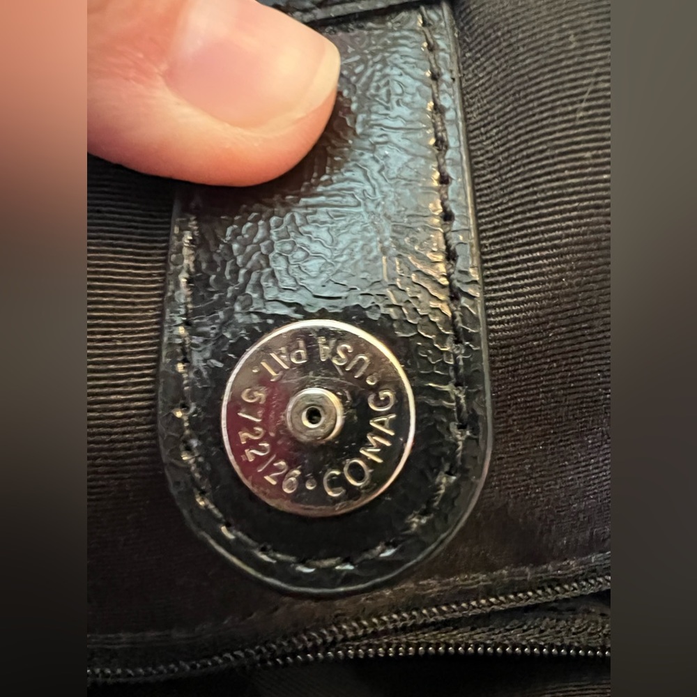 Coach Signature Stripe Python Print Carryall Hand… - image 5